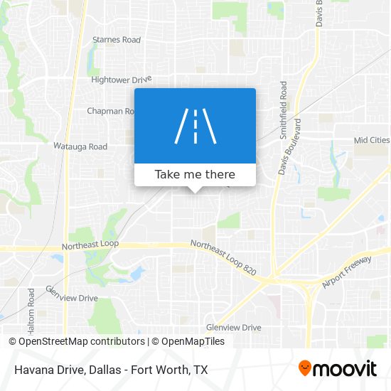 Havana Drive map