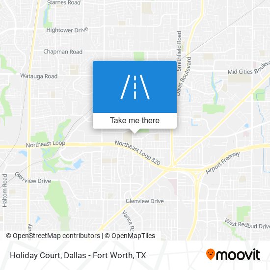 Holiday Court map