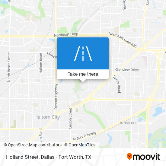 Holland Street map