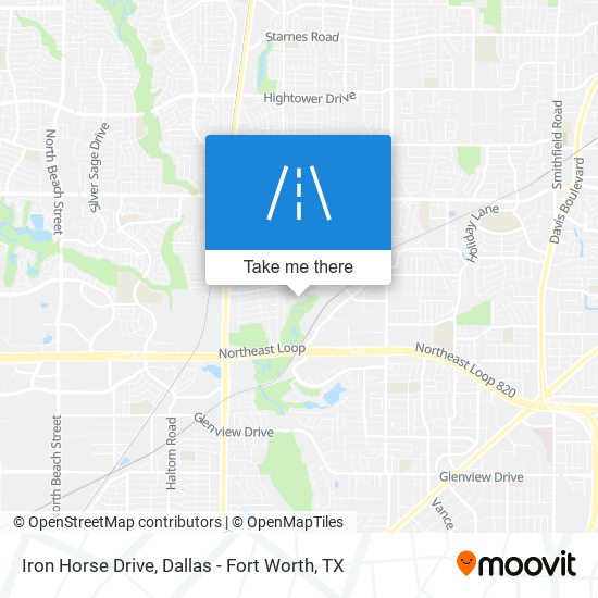 Iron Horse Drive map