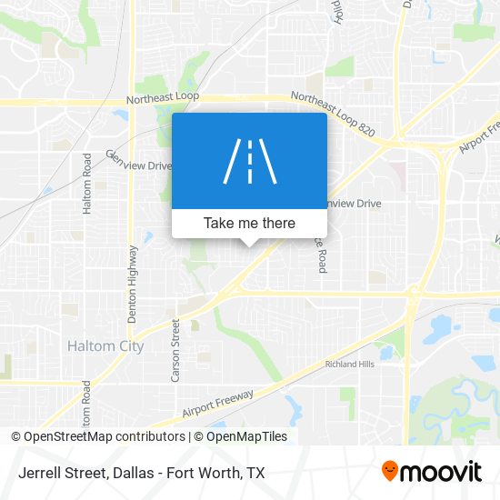 Jerrell Street map