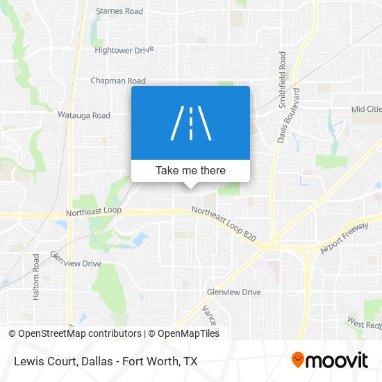 Lewis Court map
