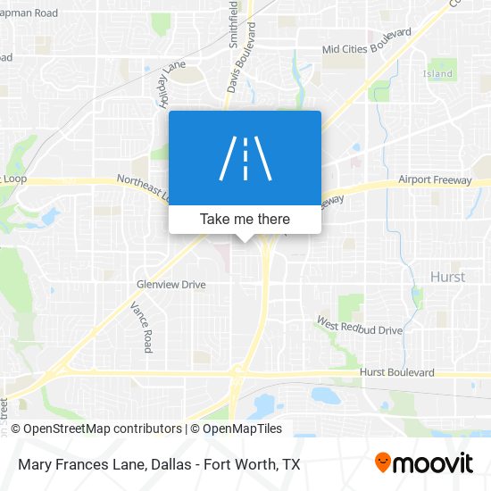 Mary Frances Lane map