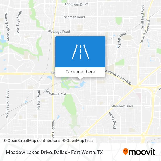 Mapa de Meadow Lakes Drive