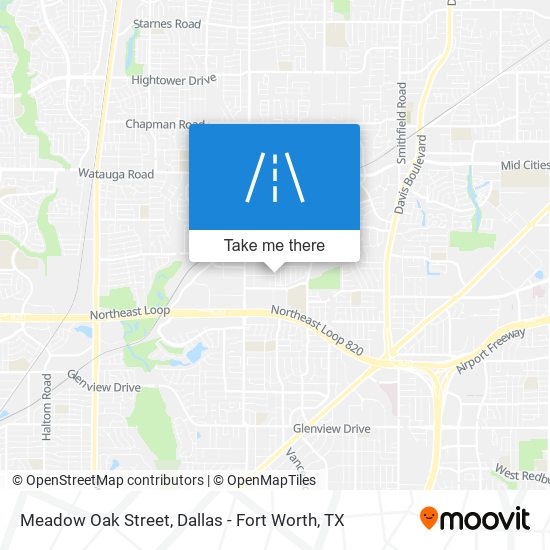 Meadow Oak Street map