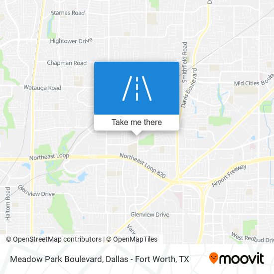 Mapa de Meadow Park Boulevard