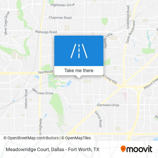 Meadowridge Court map
