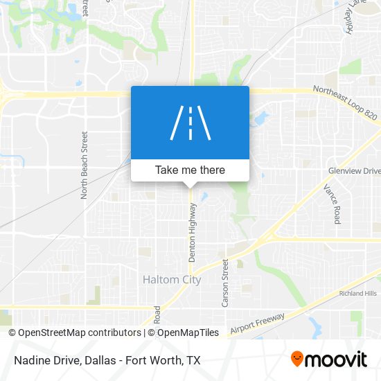 Mapa de Nadine Drive