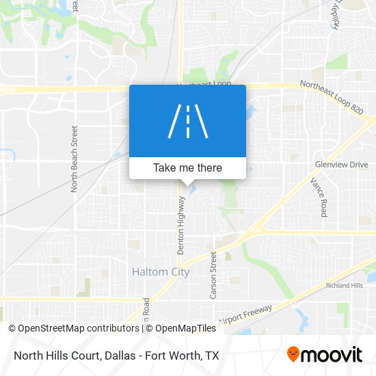 North Hills Court map