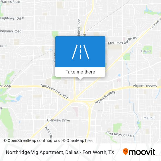 Northridge Vlg Apartment map