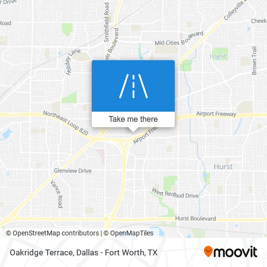 Oakridge Terrace map
