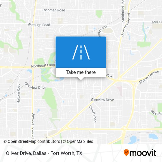 Oliver Drive map
