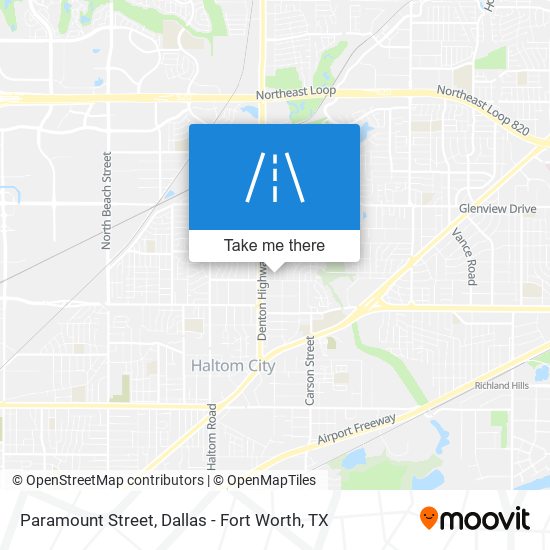 Mapa de Paramount Street