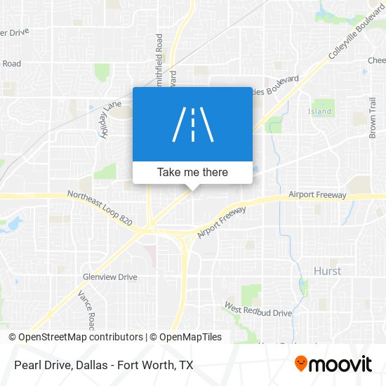 Pearl Drive map