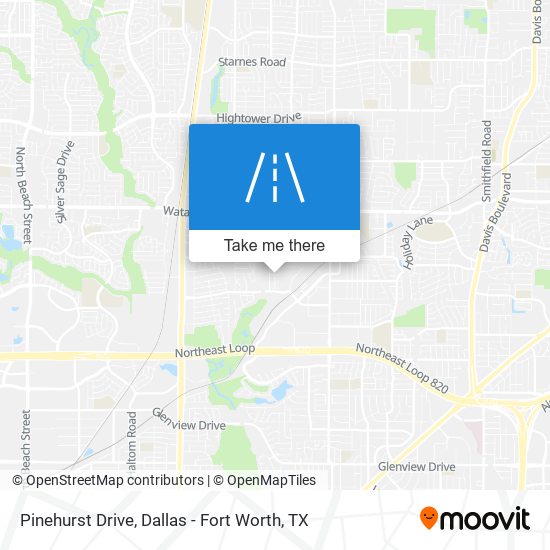 Pinehurst Drive map