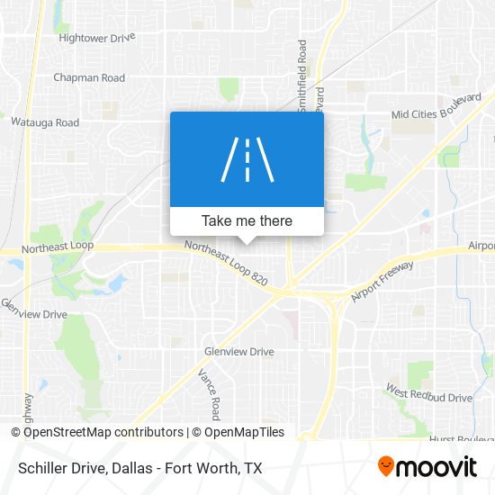 Mapa de Schiller Drive
