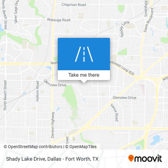 Shady Lake Drive map