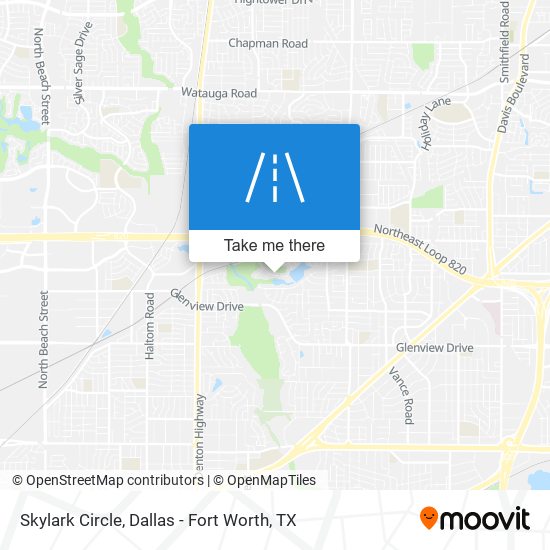 Skylark Circle map