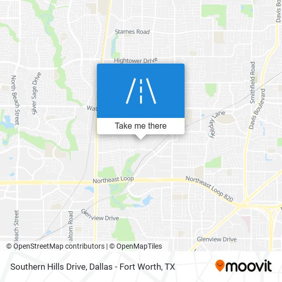 Mapa de Southern Hills Drive