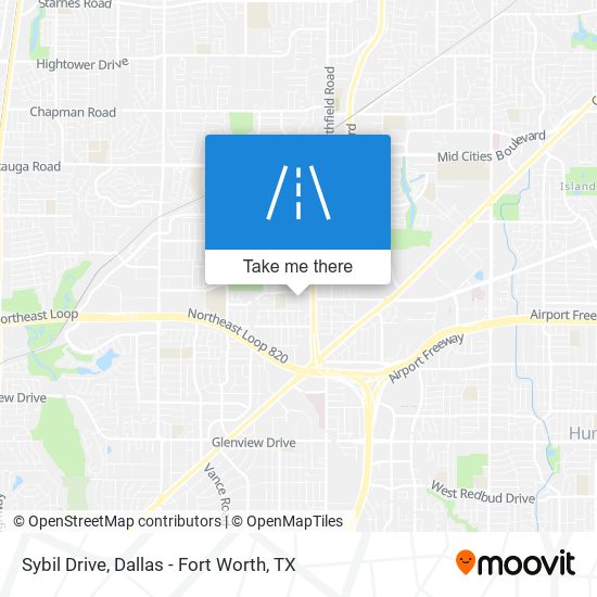 Sybil Drive map