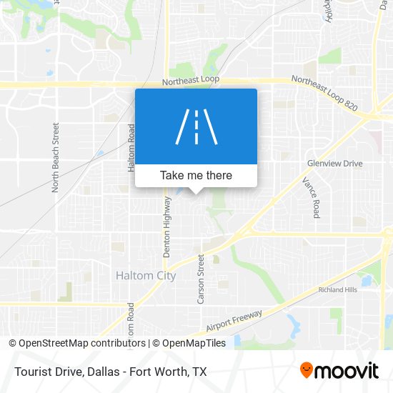 Tourist Drive map