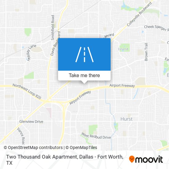 Two Thousand Oak Apartment map