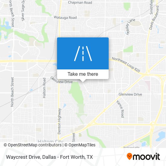 Waycrest Drive map