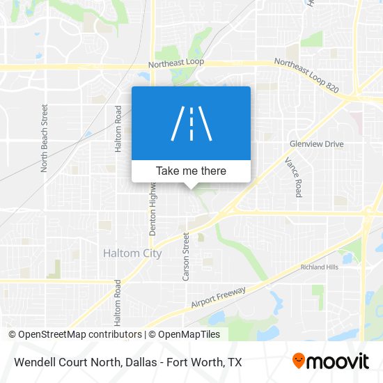 Mapa de Wendell Court North