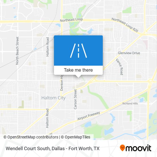 Wendell Court South map