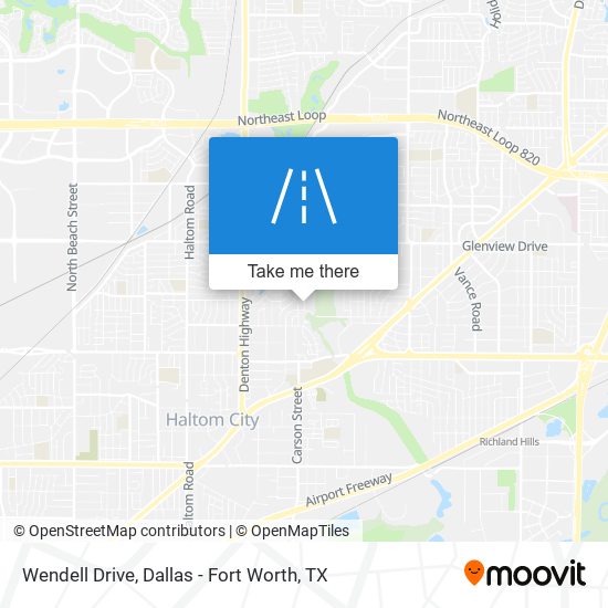 Mapa de Wendell Drive