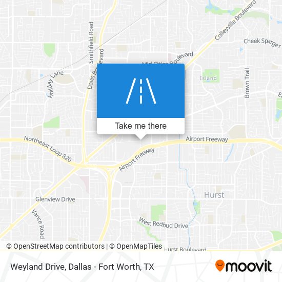 Weyland Drive map