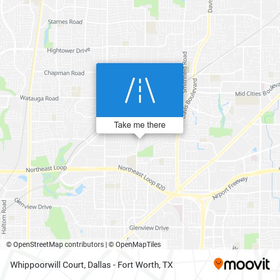 Mapa de Whippoorwill Court
