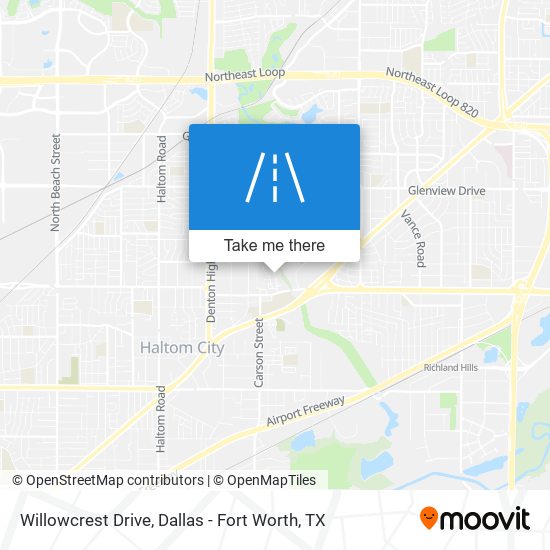 Willowcrest Drive map