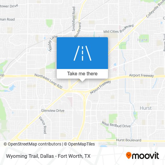 Mapa de Wyoming Trail
