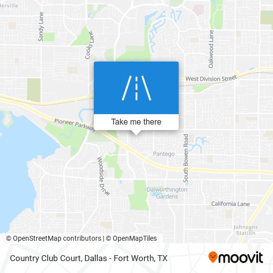 Mapa de Country Club Court