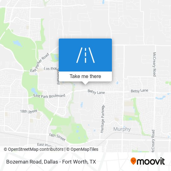 Mapa de Bozeman Road