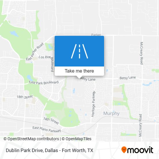 Dublin Park Drive map