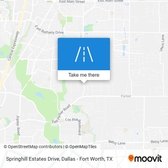 Springhill Estates Drive map