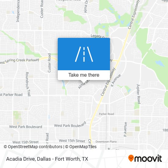 Mapa de Acadia Drive