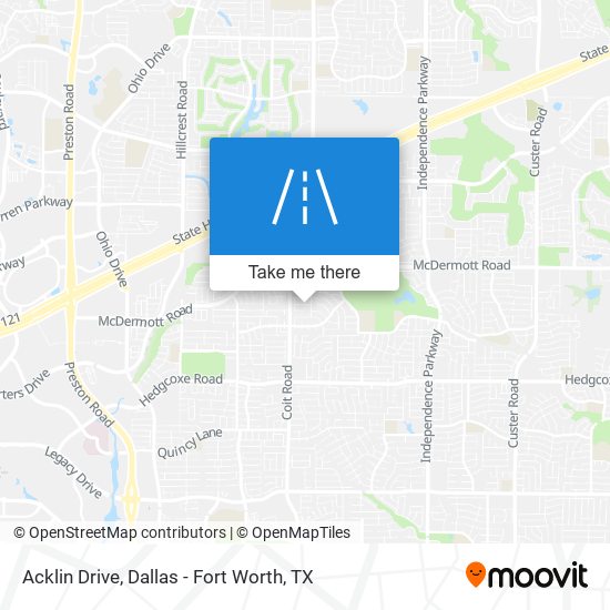Mapa de Acklin Drive