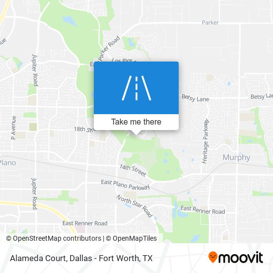 Alameda Court map