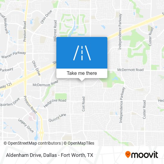 Mapa de Aldenham Drive