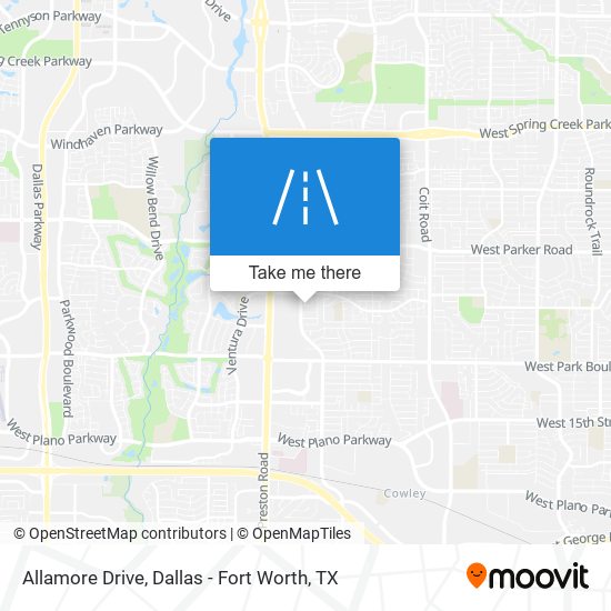 Allamore Drive map