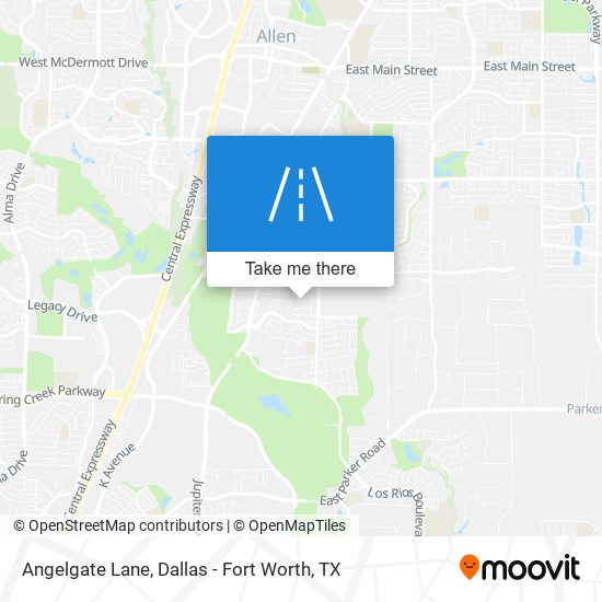 Mapa de Angelgate Lane