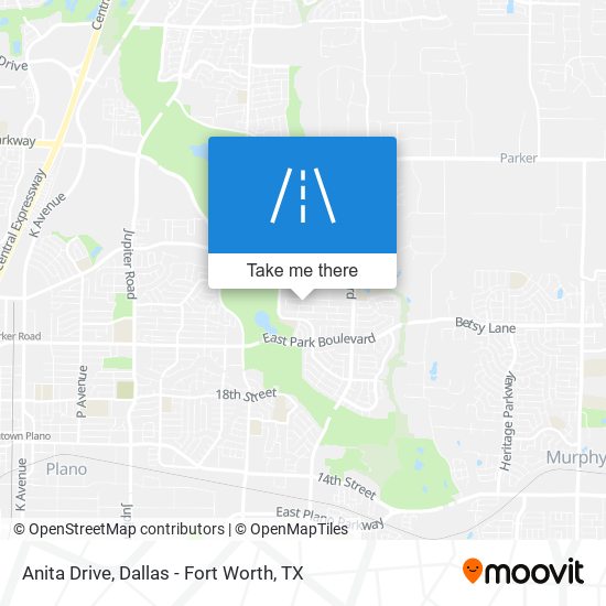 Anita Drive map