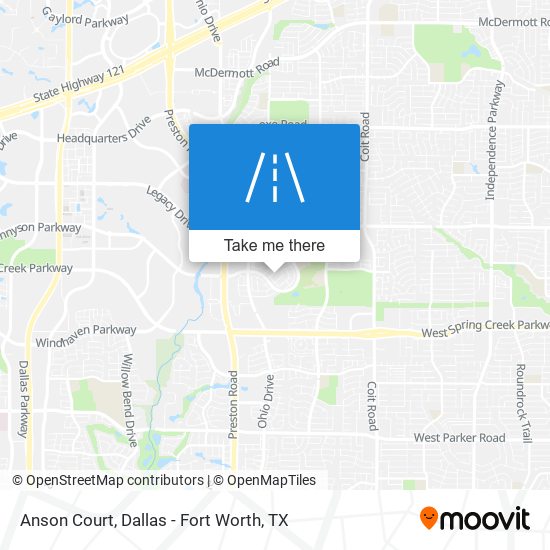 Anson Court map