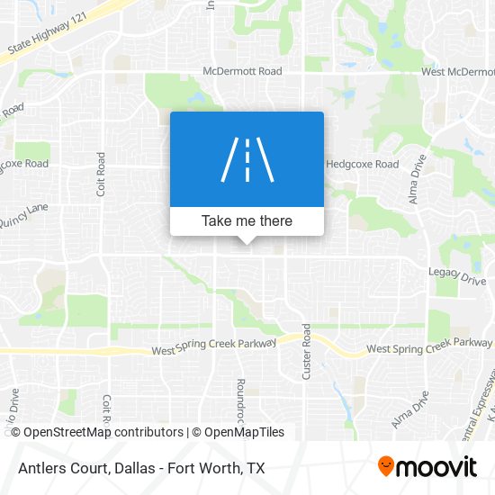 Antlers Court map