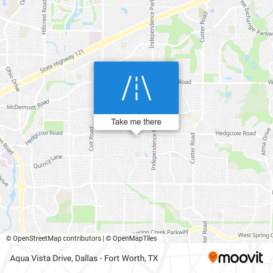Aqua Vista Drive map