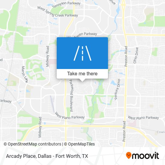 Arcady Place map