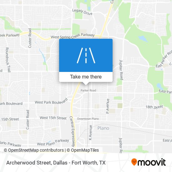 Archerwood Street map